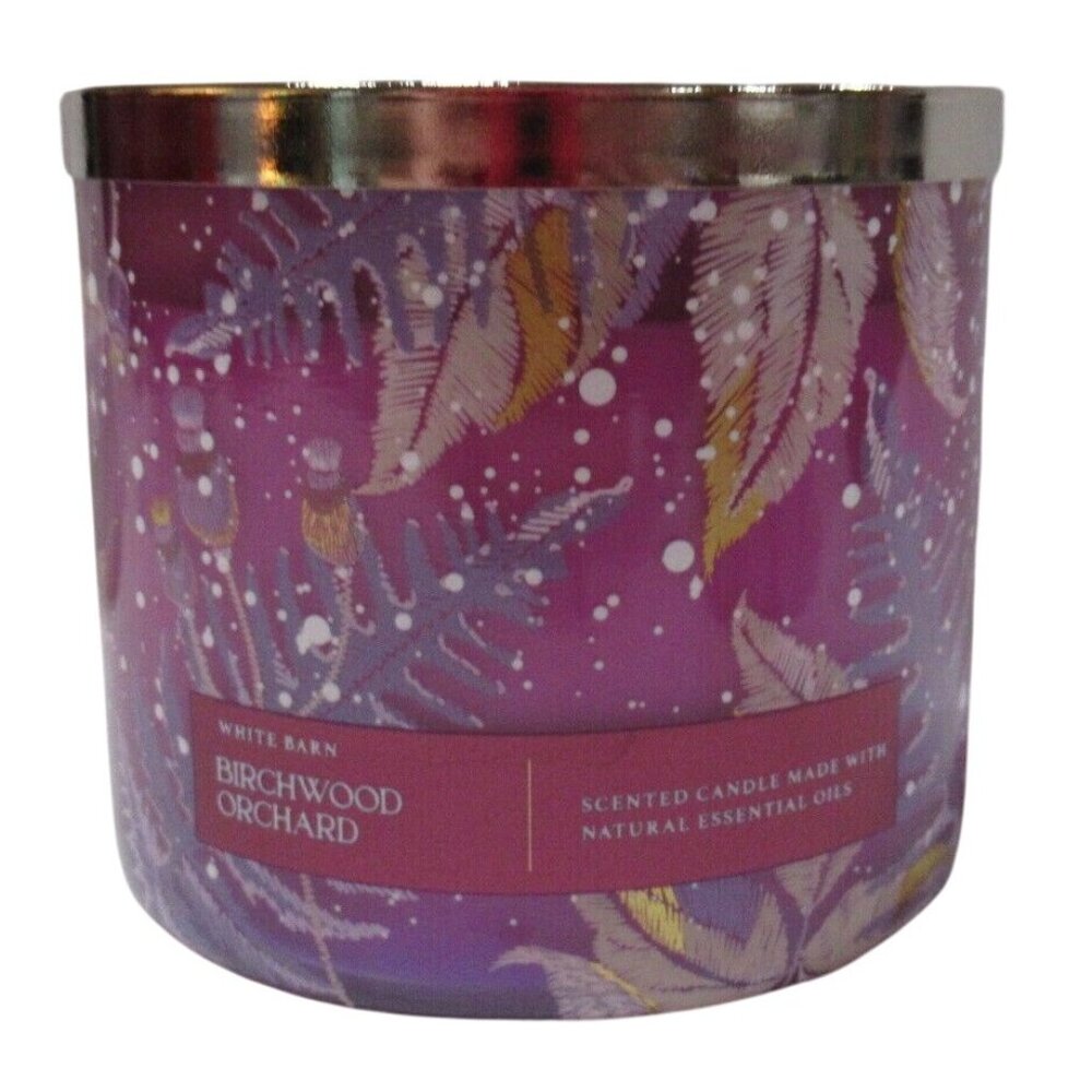 Bath and Body Works Candle - Birchwood Orchard Scented 3-Wick Candle (14.5 Oz)